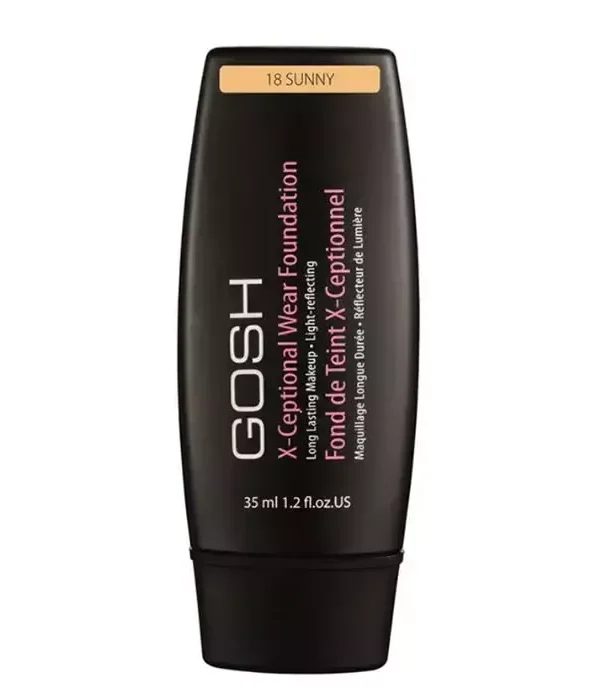 Gosh X-Ceptional Wear Foundation Long Lasting Makeup 18 Sunny 35ml