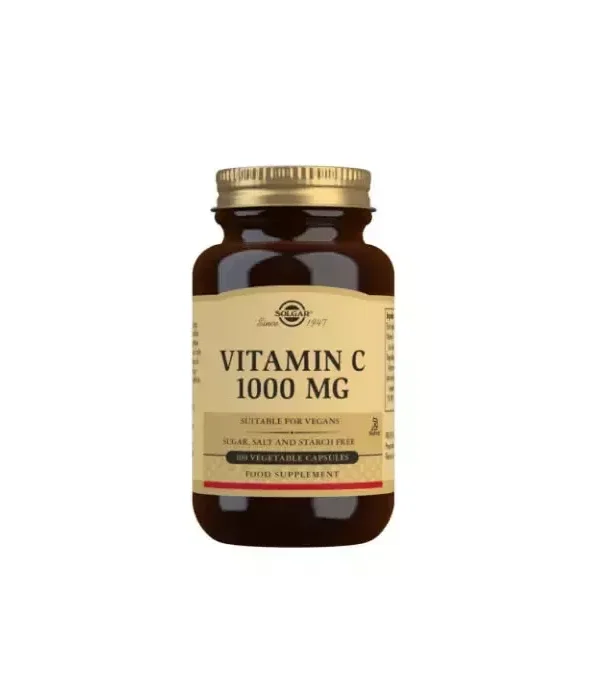 0_0033984032804-optimized Solgar Vitamin C 1000 mg Vegetable Capsules - Pack of 100
