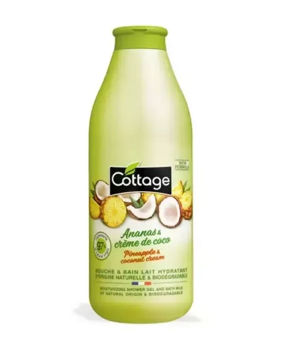 0_3141380059084-optimized Cottage Pineapple & Coconut Cream Milk Shower Gel 750ml