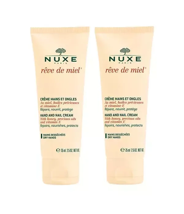 Nuxe Rêve De Miel Hand And Nail Cream 2x50ml