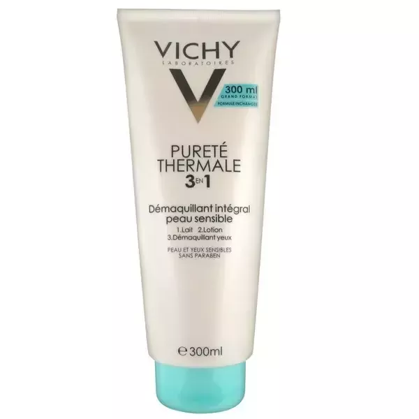 Vichy Pureté Thermale 3 En 1 Démaquillant Intégral Peau Sensible 300ml