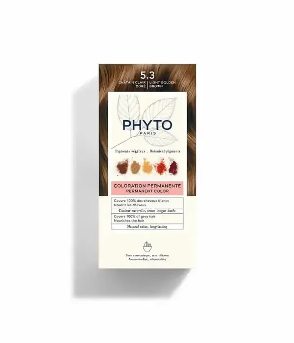 0_3338221002600-optimized Phyto Hair Colour By Phytocolor 5.3 Light Golden Brown 180g