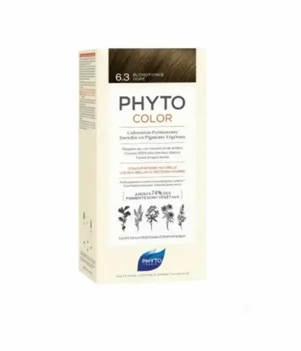 0_3338221002662_1-optimized Phyto Hair Colour By Phytocolor 6.3 Dark Golden Blonde 180g
