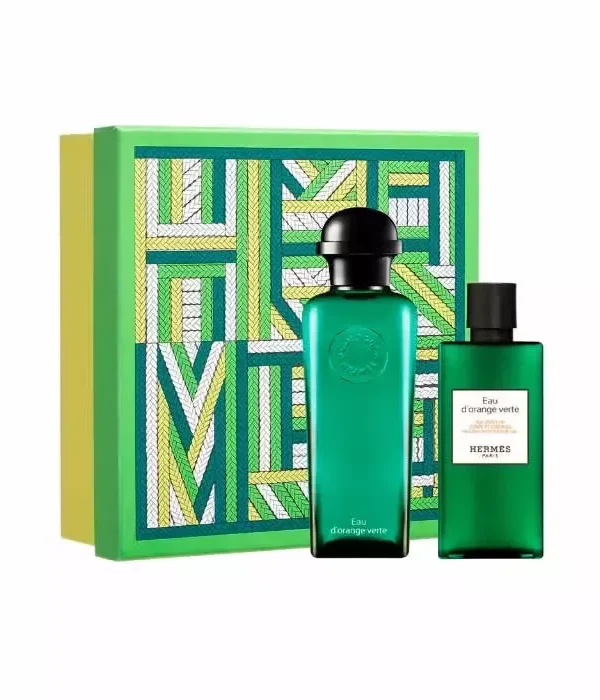 Hermès Eau D'Orange Verte Eau De Cologne Spray 100ml Set 2 Pieces