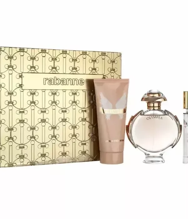 Paco Rabanne Olympea Eau De Parfum Spray 80ml Set 3 Pieces
