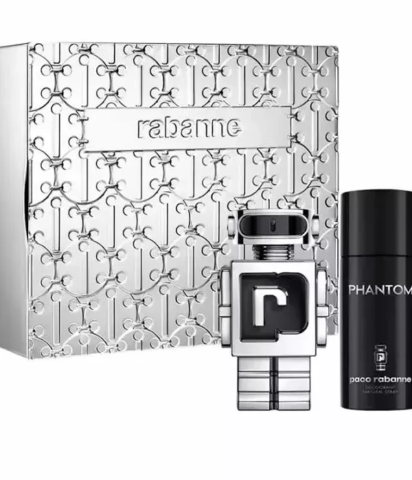 Paco Rabanne Phantom Eau De Toilette Spray 100ml Set 2 Pieces
