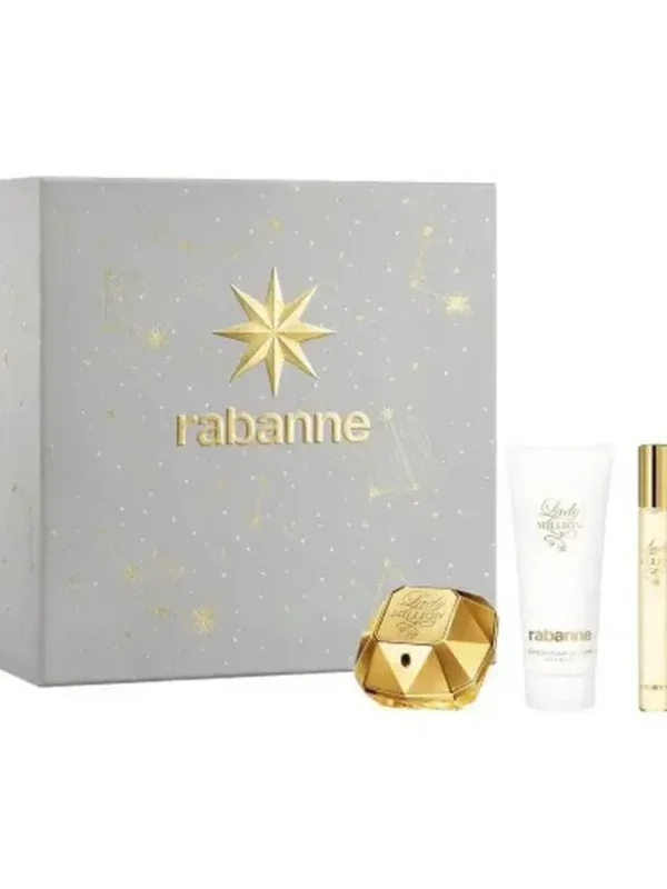 Paco Rabanne Lady Million Eau Parfum 50ml Leche Corporal 75ml Eau Parfum 10ml