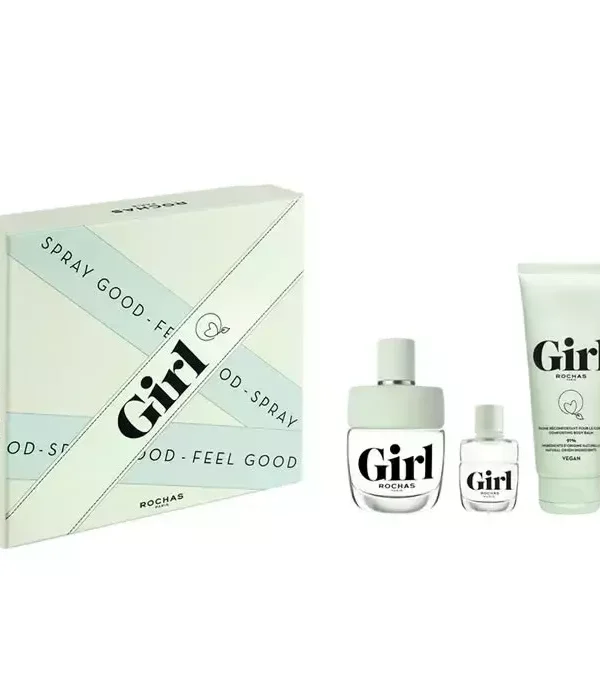 Rochas Girl Eau De Toilette Spray 100ml Set 3 Pieces
