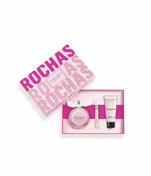 Rochas Mademoiselle Eau De Parfum Spray 90ml Set 3 Pieces