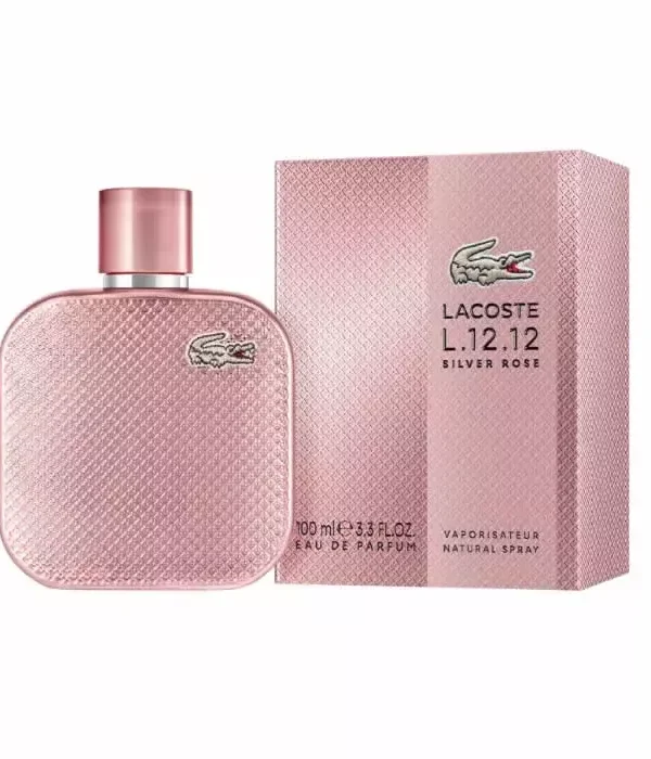 Lacoste L.12.12 Silver Rose Eau De Parfum Spray 100ml