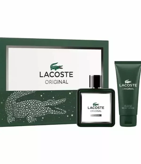 Lacoste Original Eau De Parfum Spray 100ml Set 3 Pieces
