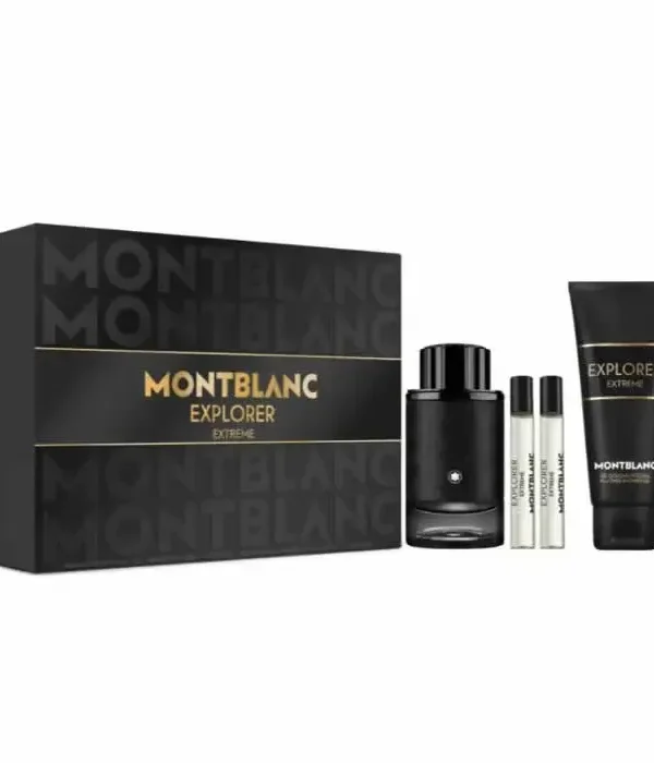 Montblanc Explorer Extreme Eau De Parfum Spray 100ml Set 4 Pieces