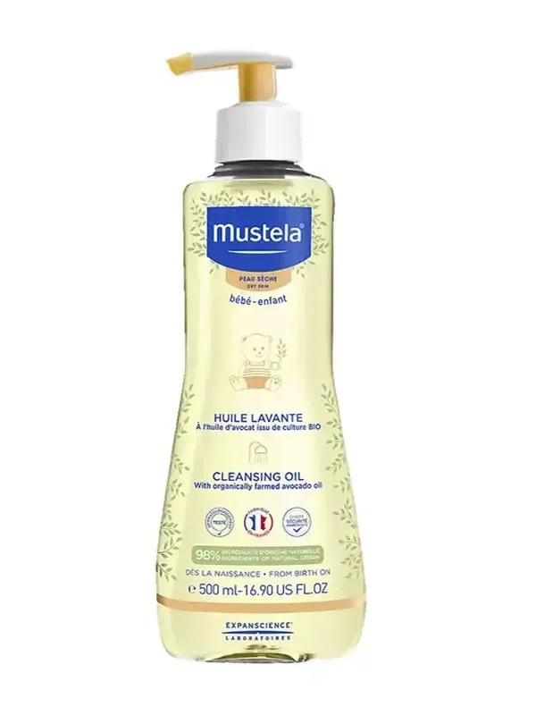 Mustela Baby Cleansing Oil for Dry Skin 500ml