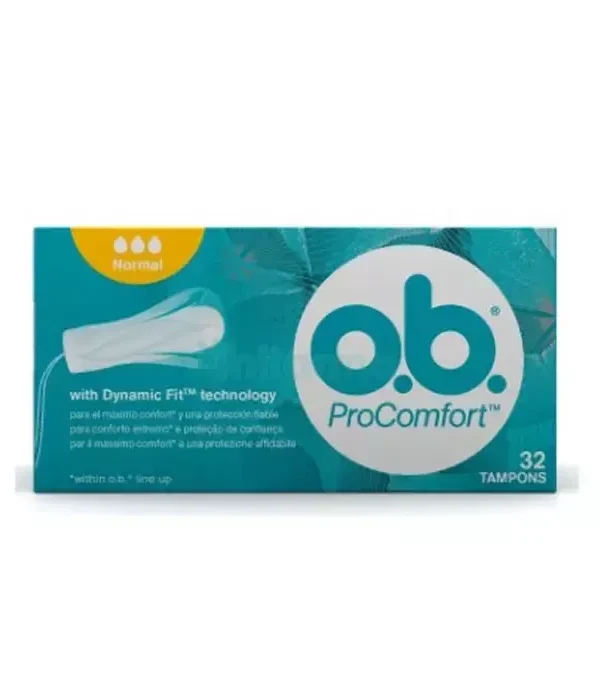 O.B Pro Comfort Normal Tampons 32 Units