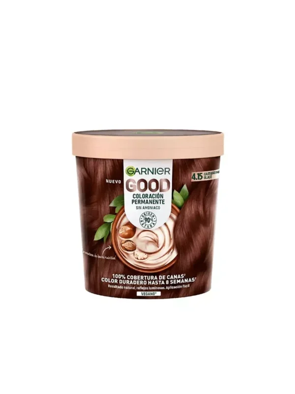 0_3600542518833-optimized Garnier Good Coloración Permanente 4,15 Castaño Glacé 1 U