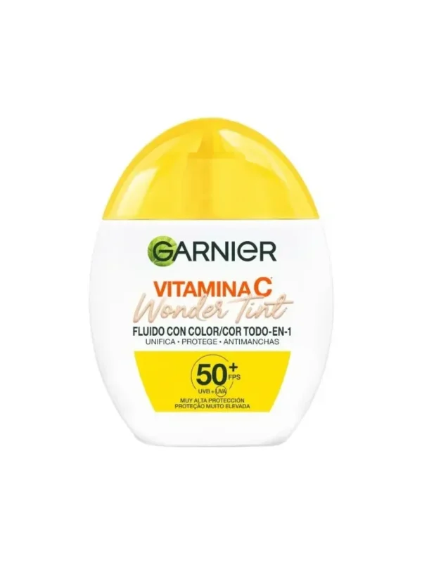 Garnier Vitamina C Wonder Tint Fluido Con Color Spf50 Claro 40ml