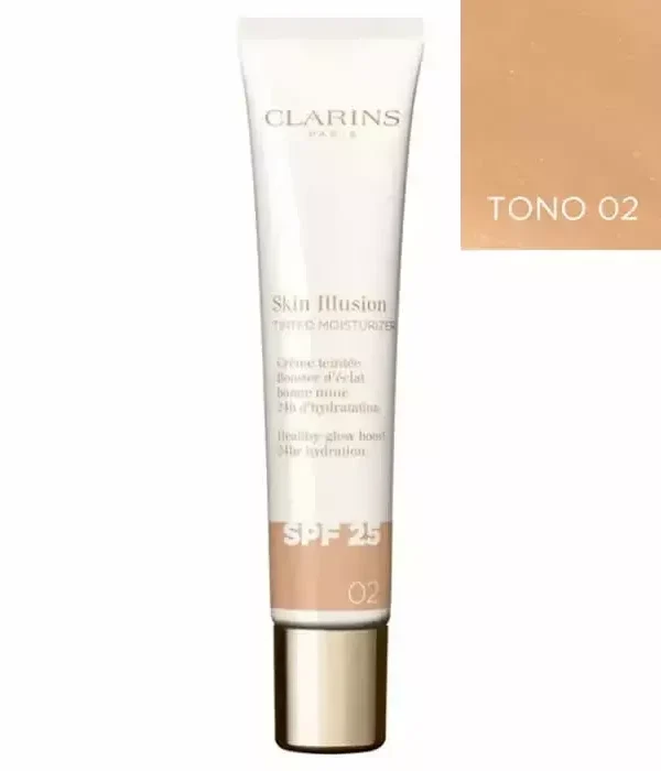 Clarins Skin Illusion Tinted Moisturizer Spf25 02 40ml