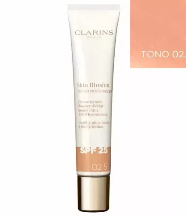 Clarins Skin Illusion Tinted Moisturizer Spf25 02.5 40ml