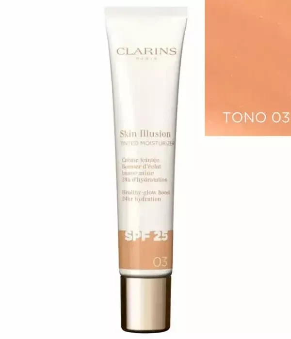Clarins Skin Illusion Tinted Moisturizer Spf25 03 40ml