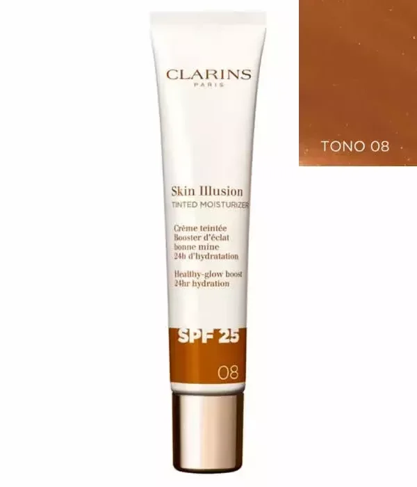 Clarins Skin Illusion Tinted Moisturizer Spf25 08 40ml