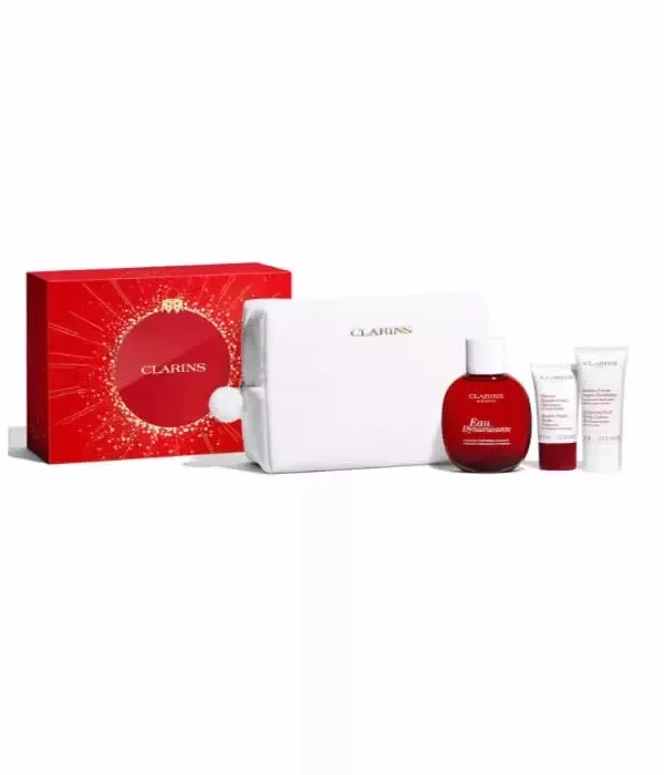 Clarins Eau De Soin Eau Dynamisante 100ml Set 4 Pieces