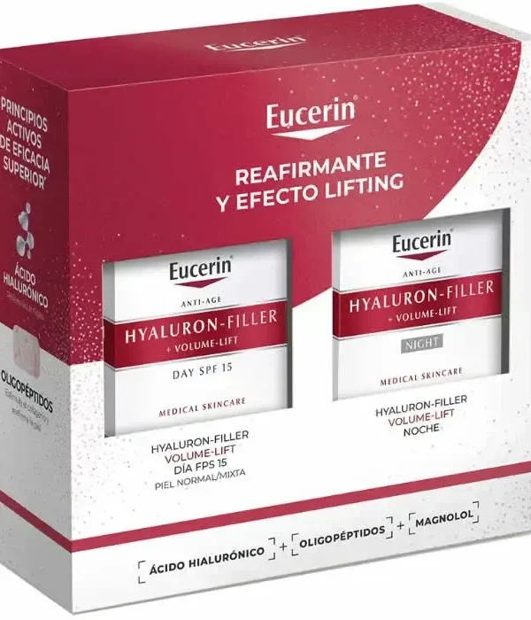 Eucerin Hyaluron Filler Volume Lift Day Cream Spf15 50ml Set 2 Pieces