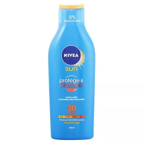 Nivea Sun Protect And Bronze Tan Activating Sun Lotion Spf30 200ml