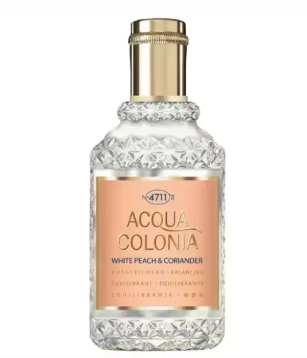 0_4011700745364_1-optimized 4711 Acqua Colonia White Peach & Coriander Eau De Cologne Spray 50ml