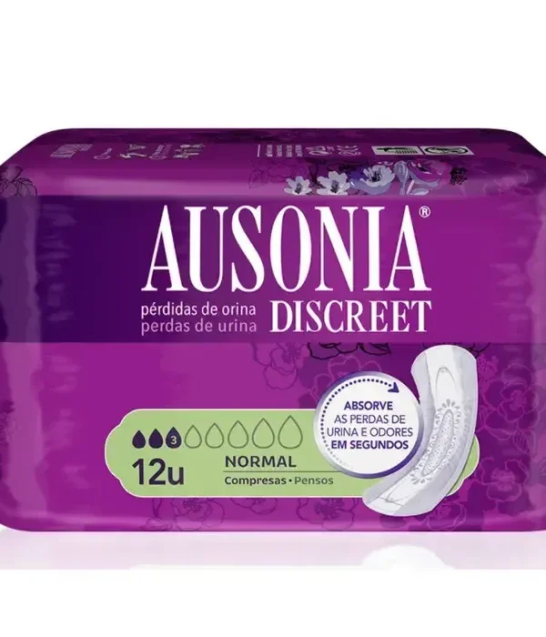 0_4015400738152_1-optimized Ausonia Discreet Sanitary Towels Normal Urinary Incontinence 12 Units