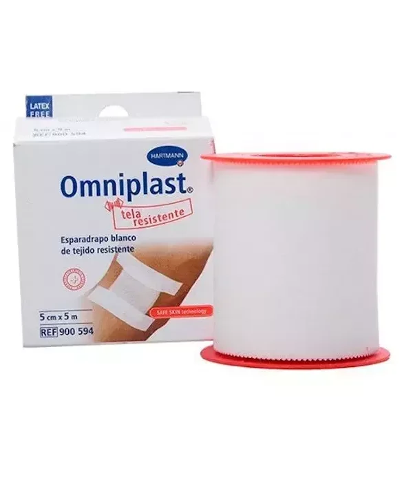 Hartmann Omniplast Adhesive Tape White 5cmx5m