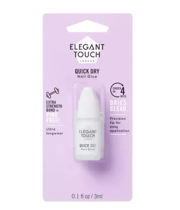 Elegant Touch Quick Dry Nail Glue 5 Seconds