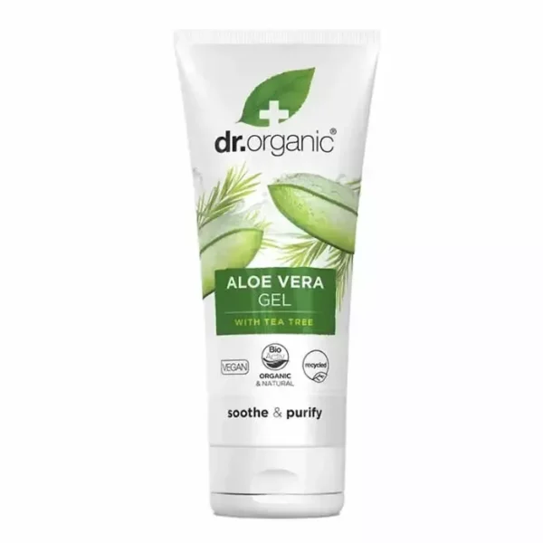 Dr Organic Aloe Vera Gel With Tea Tree 200ml
