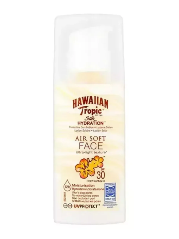 0_5099821001919-optimized Hawaiian Tropic Silk Hidration Air Soft Face Sun Lotion Spf30 50ml
