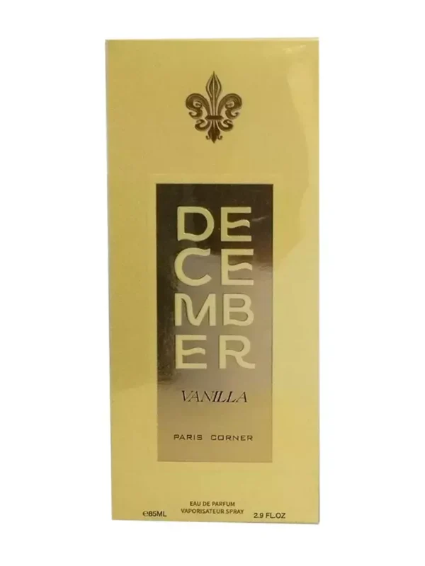 Paris Corner December Vanilla Eau De Parfum 85ml Spray