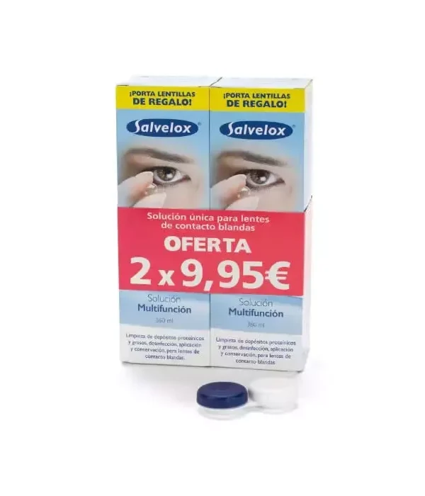 Salvelox Set Contact Lens Solution 2x360ml