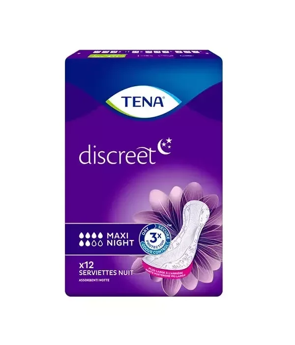 0_7322541096667_1-optimized Tena Discreet Maxi Night Incontinence Pad 12Und