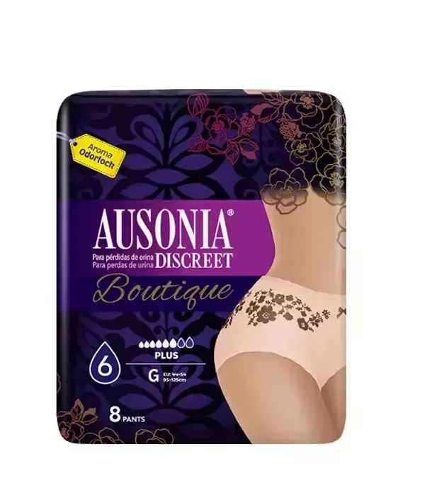 Ausonia Discreet Boutique Braguitas-Pants 8 Units
