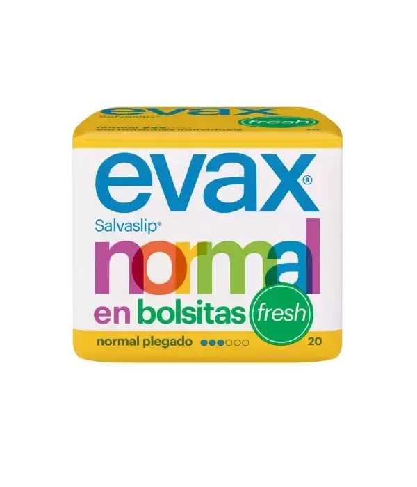 Evax  Normal Fresh Pantyliners Small Bags 20 Units