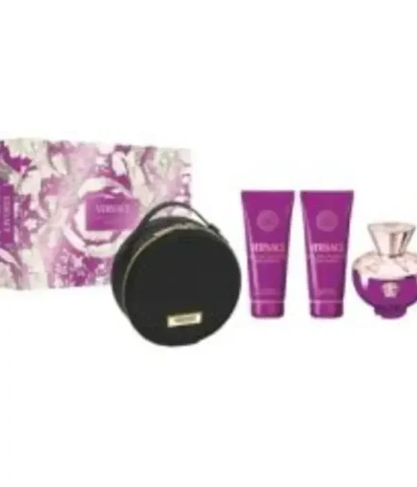 Versace Dylan Purple Eau de Perfume Spray 100ml Set 4 Pieces