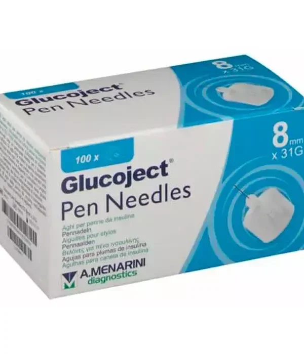 Menarini Glucoject Insulin Needle 31gx8mm 100 Uds