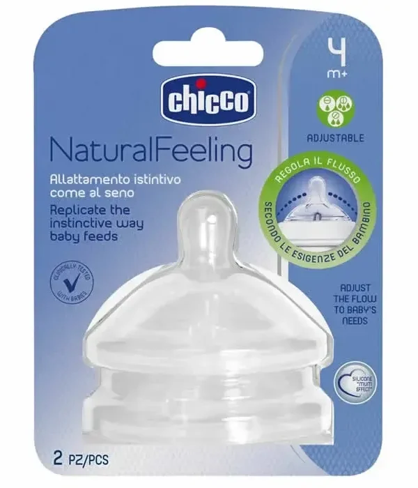 0_8058664008247_1-optimized Chicco NaturalFeeling Teat 4m+ Medium Flow Adjustable Fast & Cereal 2 Units