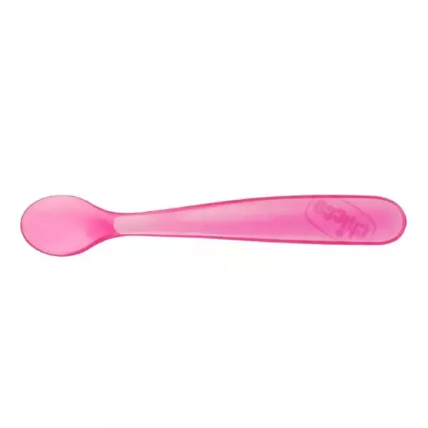 0_8058664061846-optimized Chicco Duplo Soft Pink Silicone Spoon 6m+ 2 Units