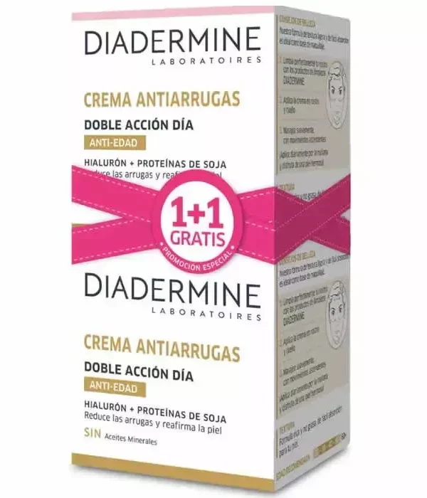 0_8410020818844_2-optimized Diadermine Double Action Anti Wrinkle Day Cream 50ml Set 2 Pieces