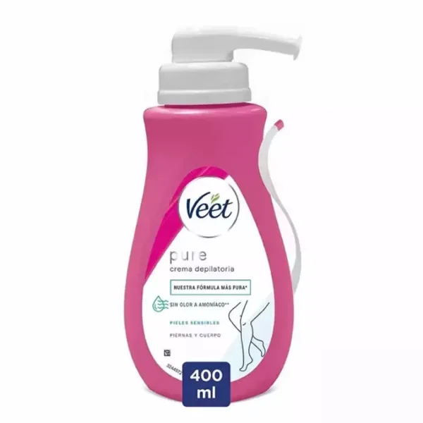 Veet Pure Shower Depilatory Cream For Sensitive Skin 400ml