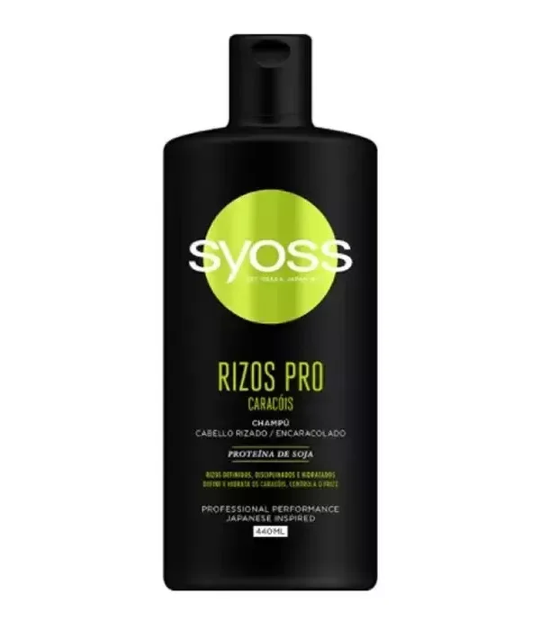 Syoss Shampoo Rizos Pro Definition And Hydration Wavy Or Curly Hair 440ml