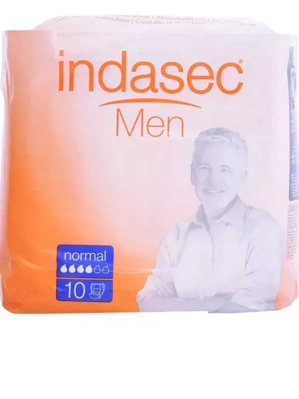 Indasec Male Absorbent Normal 10 Units