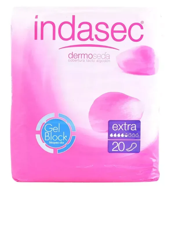 0_8410520043685-optimized Indasec Dermoseda Compresses Incontinence Extra 20 Units