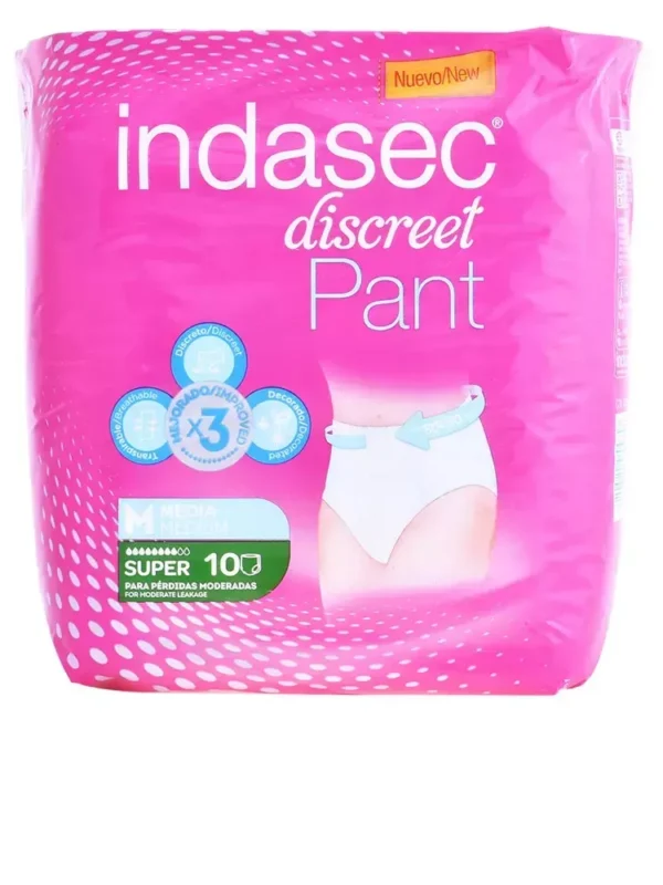 Indasec Pant Super Medium Size 10 Units