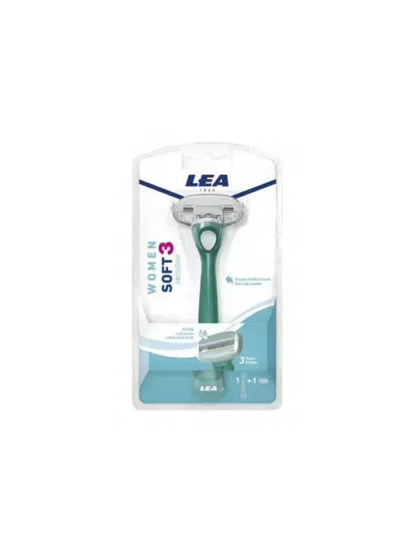 Lea Maquinilla Woman Soft 3 Sensitive 1un