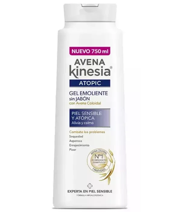Avena Kinesia Atopic Soap Free Emollient Gel 750ml